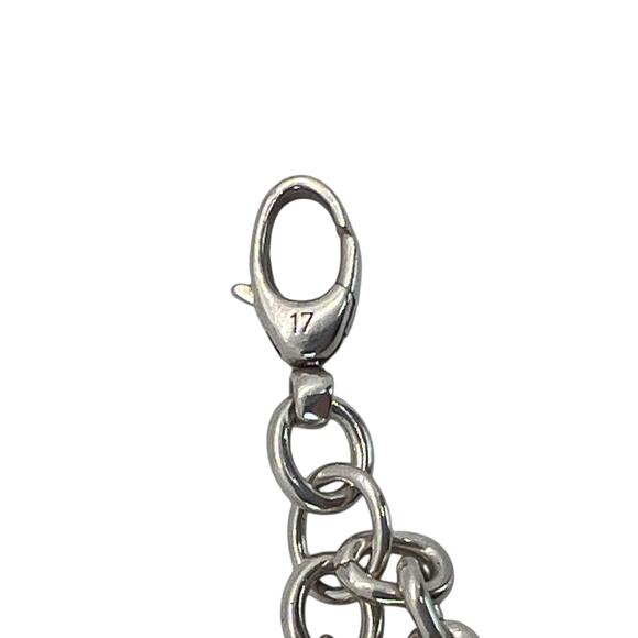 Gucci GG Sterling Silver Charm Bracelet - Picture 7 of 9